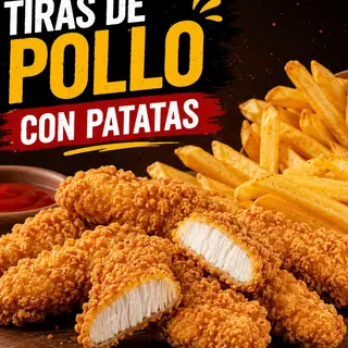 Tiras de pollo