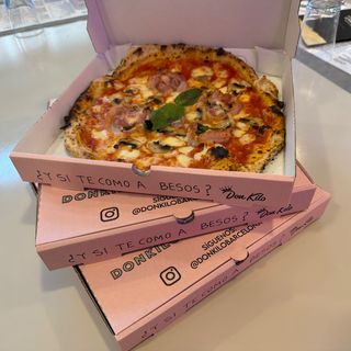 Pizza De Pancetta Y Funghi 31 Cm.