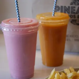 batido de mango en leche