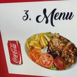 Menu plato doner