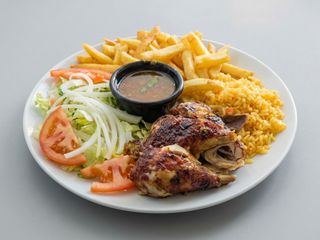 Menú 1/2 pollo N 1