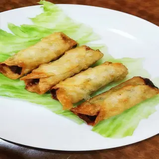 112B-Rollitos Vietnamitas Con Salsa Ponzu Japonesa