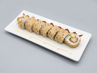 87-Uramaki Dragón Langostino Tempura Aguacate (8 Pzs.)