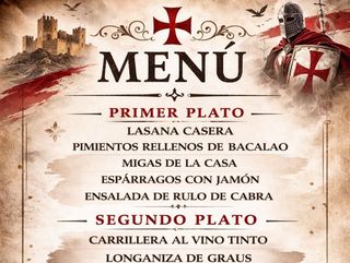 Menú del dia