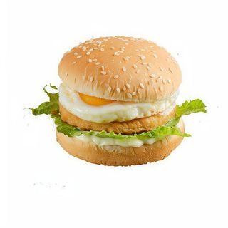 Hamburguesa Con Huevo Y Patatas Fritas