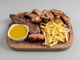 Churrasco mixto de ternera y cerdo