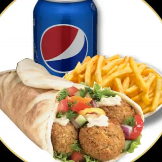 Menú 3 (Falafel Kebab)