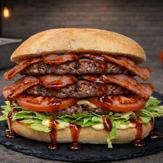 hamburguesa doble completa