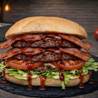 Hamburguesa Triple Completa