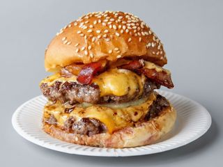 Hamburguesa Doble Cheddar Bacon