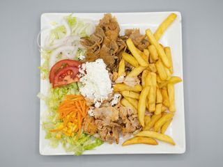 Plato Kebab Pollo con Queso