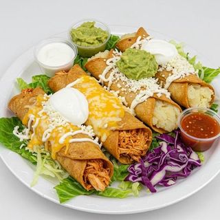 Flautas de pollo