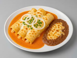 Enchiladas De Chipotle Y Cacahuate