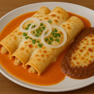 Enchiladas De Chipotle Y Cacahuate
