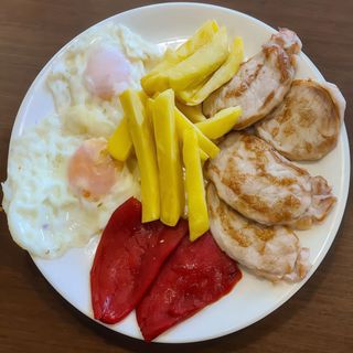 Plato lomo a la plancha