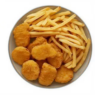Nuggets de Pollo + Patatas + Refresco