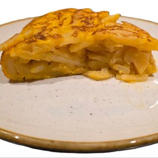 Pincho de tortilla de patatas típica del Sancho