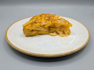 Pincho de tortilla de patatas típica del Sancho