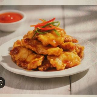 Pescado rebozado frito