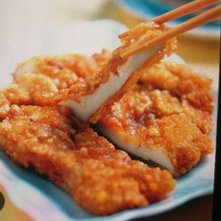 Pechuga de pollo rebozado frito