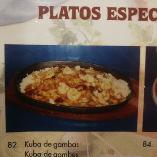 ku-bak con gambas