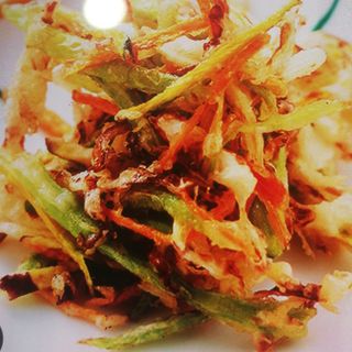 Verdura rebozada frita