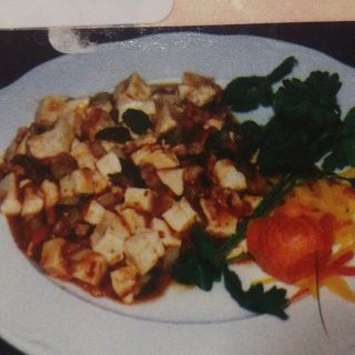 Tofu en salsa picante