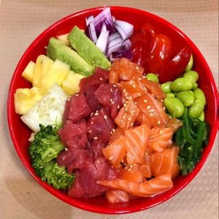 72. Poke Salmón Y Atún