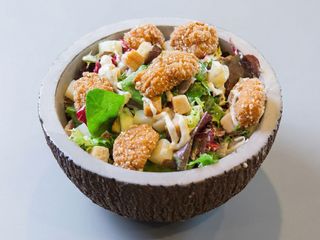 Ensalada César Con Pollo Milanesa