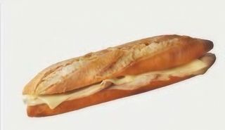 26. Bocadillo Caliente De Lomo Adobado Con Queso