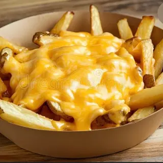 Patata fritas con queso cheddar (pequeña)