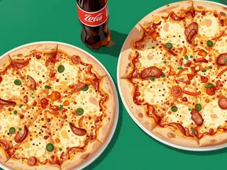 Oferta ( 2 Pizzas familiares y Coca-Cola 2L)