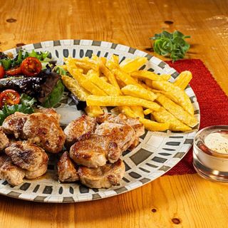 Solomillo de cerdo con salsa de cabrales