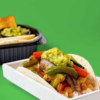 Fajitas de Verdura y Guacamole (4 Uds)