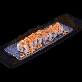 33A- Salmon crunch roll 8p