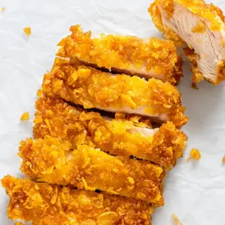 60- pollo empanado