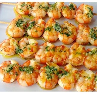 77- brocheta de gambas 