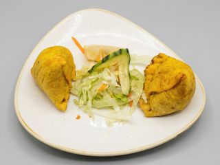 Samosa de verdura ( Vegetable samosa)