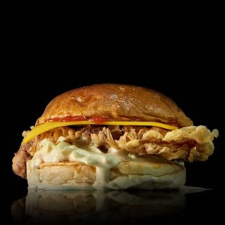 CRISPY BLOODY MARY BURGER