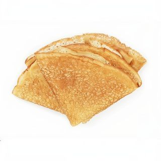 Crepe con chocolate blanco