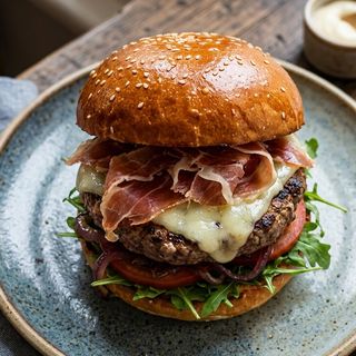 Hamburguesa especial de vacuno