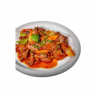 36. Ternera Con Salsa Picante