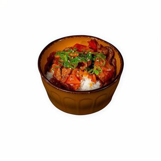 25. Donburi Ternera Salsa Picante