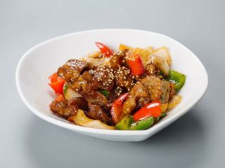 Cerdo Con Salsa De Agridulce