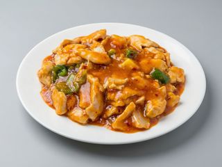 -42-Pechuga De Pollo Con Salsa Picante