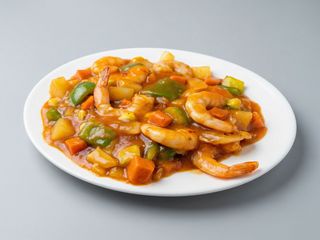 -63-Gambas Con Salsa Curry