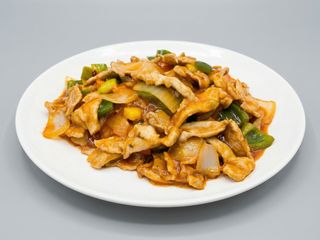 -82-Lomo De Cerdo Con Salsa Picante