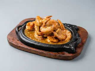 -115-Langostinos Con Ajo Y Jengibre A La Plancha China