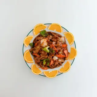 54 Ternera con salsa picante