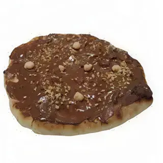 PIZZA DE NUTELLA CON COCO RALLADO